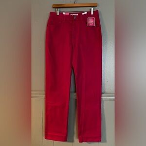 Lee Classic Fit Jeans Womens Size 10 Medium Straight Leg Glam Magenta Pink